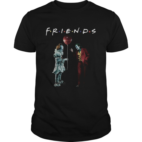 Other - Pennywise With Joker Friends Tv Show Shirt